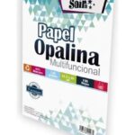 Papel opalina Saira/Sajor blanco, carta, 120 g/m²