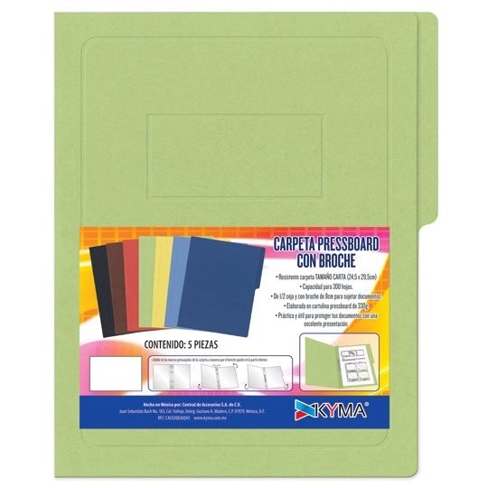 REG-PO-0528 Protector de hojas Kyma PHKTC-050-ANT, carta, 50 micras, 100 piezas - Image 1
