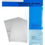 Protector de hojas Barrilito PHO100, oficio, traslúcido, 100 piezas