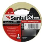 Cinta masking tape Santul 5720, 24 mm x 50 m