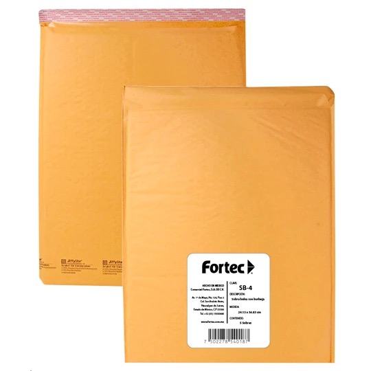 REG-PO-0559 Sobre bolsa Fortec amarillo oficio, papel manila - Image 1