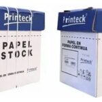 Papel stock Printeck blanco 9.5 x 11, 1 tanto, 3000 hojas