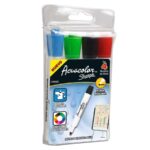 Marcadores base agua Sharpie/Paper Mate surtidos, punta cincel, 4 piezas