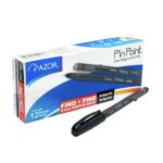 Bolígrafo Azor Pin Point 6810, punto fino 0.7 mm, negro