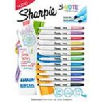 Marcadores creativos Sharpie S-Note 2133101, base agua, colores surtidos, 24 piezas