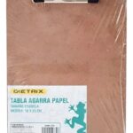 Tabla sujetapapel Dietrix 2734, tamaño esquela, macocel, color madera