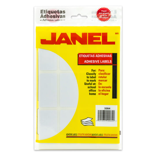 REG-PO-0666 Etiquetas Janel No. 24 1003264100, blancas, 32 x 64 mm - Image 1