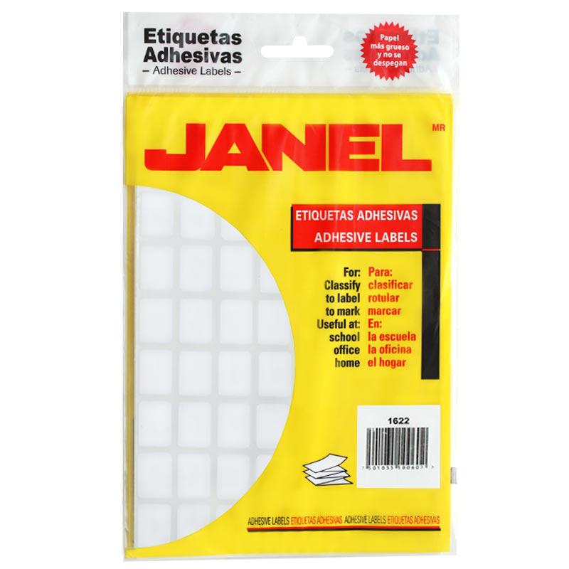 REG-PO-0668 Etiquetas Janel No. 2 1001622100, blancas, 16 x 22 mm - Image 1