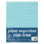 Papel de seguridad Copamex Oak 15057008, carta, 90 g/m², azul