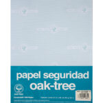 Papel de seguridad Copamex Oak 15057006, carta, 90 g/m², verde claro