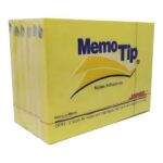 Notas adhesivas Janel Memotip 6560304704, 7.6 x 10.1 cm, amarillo, 100 hojas