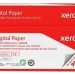 Caja de papel Bond Xerox rojo, tamaño carta, 99% blancura, 75 g/m²