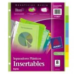 Separadores Avery 11901, carta, 8 divisiones