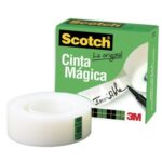 Cinta adhesiva mágica Scotch 810, 18 mm x 33 m, transparente