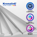 Etiquetas láser Kronaline ETQ100, tamaño carta, hoja completa autoadherible