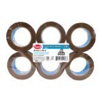 Cinta adhesiva de empaque TUK 257824, canela, 48 mm