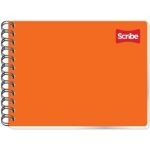 Cuaderno forma italiana Scribe Clásico S1502, cuadro chico, 100 hojas, pasta semirrígida efecto metálico