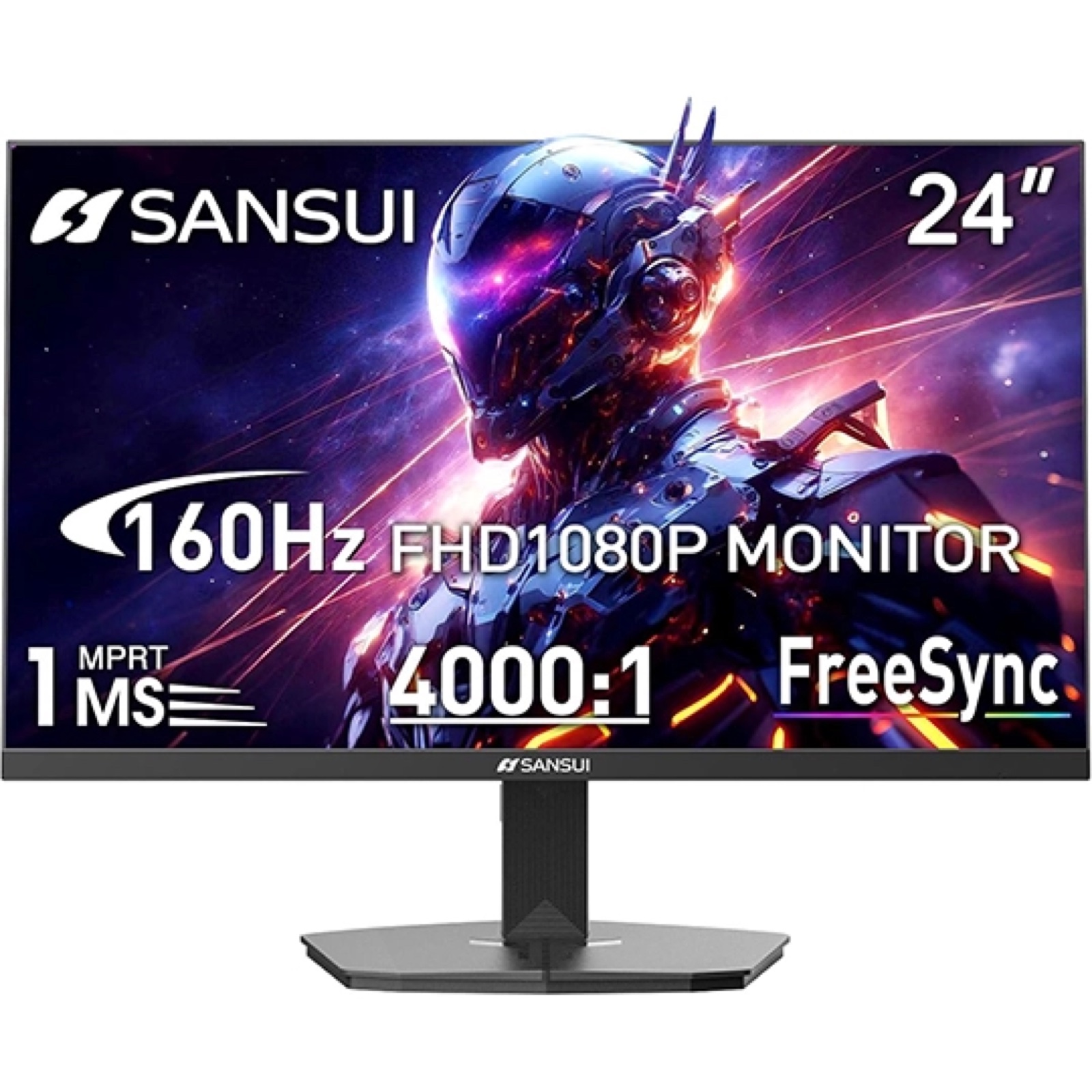 REG-TC-0038 Monitor Sansui ES-24F4M, 24 pulgadas IPS FHD, 100 Hz, HDMI y VGA - Image 1