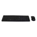 Kit Teclado y Mouse Perfect Choice PC-201076, alámbrico USB, negro