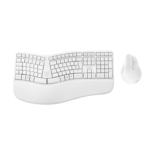 REG-TC-0047 Kit Teclado y Mouse Acteck Creator Virtuos Fitt MK770, inalámbrico USB, blanco - Image 1