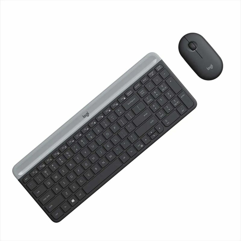 REG-TC-0050 Kit Teclado y Mouse Logitech MK470 Slim, inalámbrico USB, grafito - Image 1