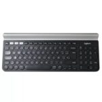 Teclado Logitech K780 Multi-Device, inalámbrico USB y Bluetooth, negro