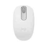 Mouse Logitech M196, inalámbrico Bluetooth, blanco