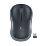 Mouse Logitech M185, inalámbrico USB, negro