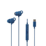 Audífonos STF ST-E67613, alámbricos USB-C con micrófono, azul