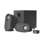Bocinas Logitech Z407, sistema 2.1 con subwoofer y control inalámbrico, negro