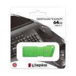 Memoria USB Kingston DataTraveler Exodia M, 64 GB, negro con verde