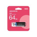 Memoria USB ADATA C906, 64 GB, USB 2.0, negro