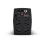 No Break CyberPower OM750ATLCD, 750 VA / 420 W, 6 contactos