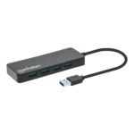 Hub Multipuertos Manhattan 168403, USB 3.2 Tipo-A a 7 puertos