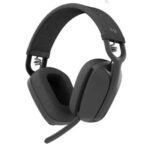 Diadema Logitech Zone Vibe 100, inalámbrica Bluetooth con micrófono, negro