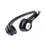 Diadema Logitech H390, alámbrica USB con micrófono, negro
