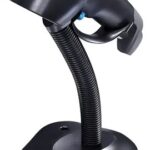 Lector de Código de Barras EC Line 8380-STAND, 1D y 2D con base, USB y RS-232