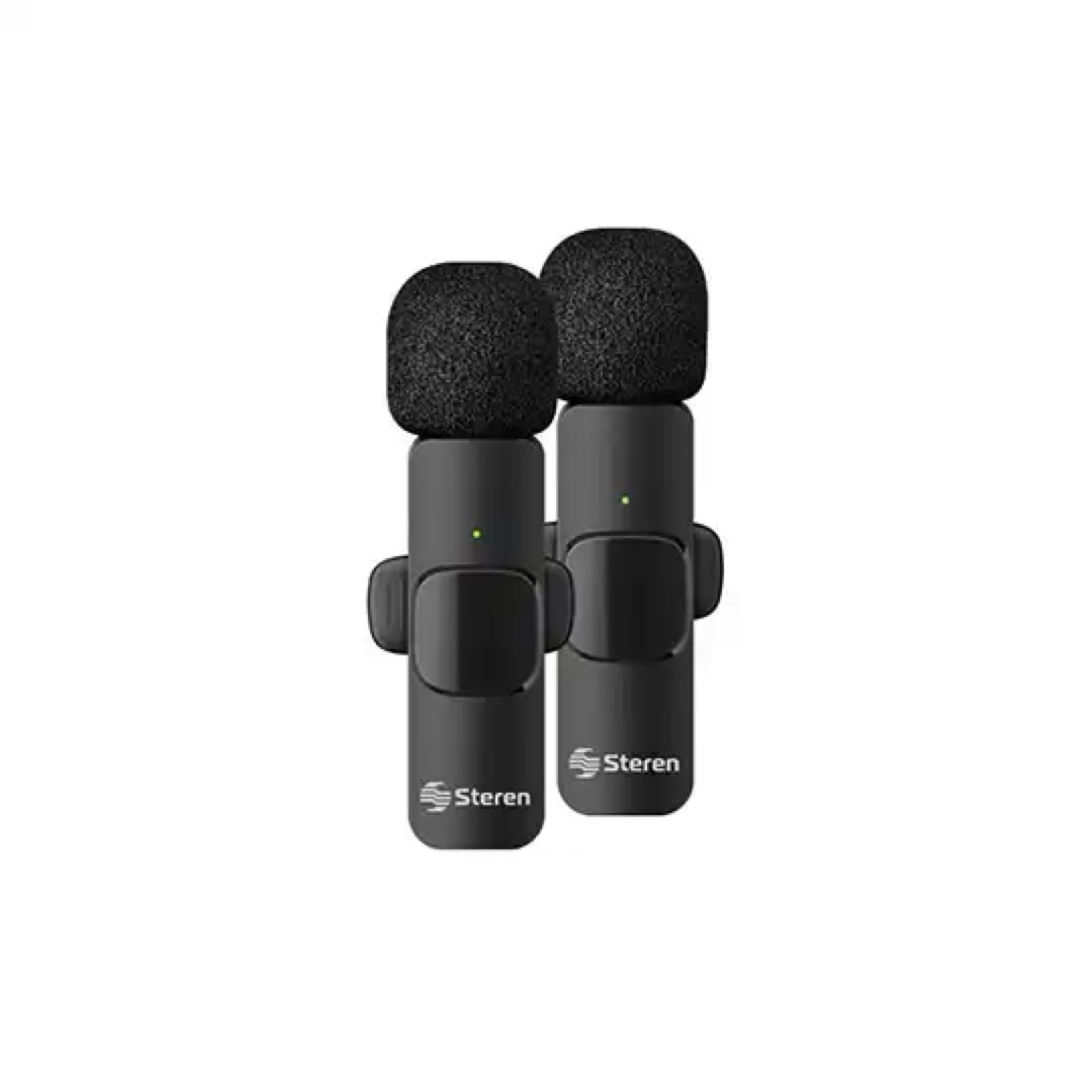 REG-TC-0254 Micrófono Inalámbrico Steren MIC-9010, lavalier multidispositivo, negro - Image 1