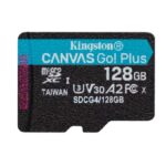 Tarjeta MicroSDXC Kingston Canvas Go! Plus Gen4, 128 GB, Clase 10, UHS-I U3, V30, A2