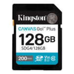 Tarjeta MicroSDXC Kingston Canvas Go! Plus, 128 GB, Clase 10, UHS-I U3, V30, A2