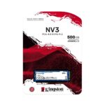 SSD Kingston NV3, 500 GB, M.2 2280, NVMe PCIe 4.0 x4