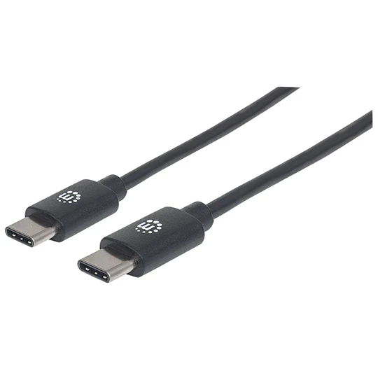 REG-TC-0278 Cable Manhattan 354868, USB 2.0 Tipo-C macho a Tipo-C macho, negro - Image 1