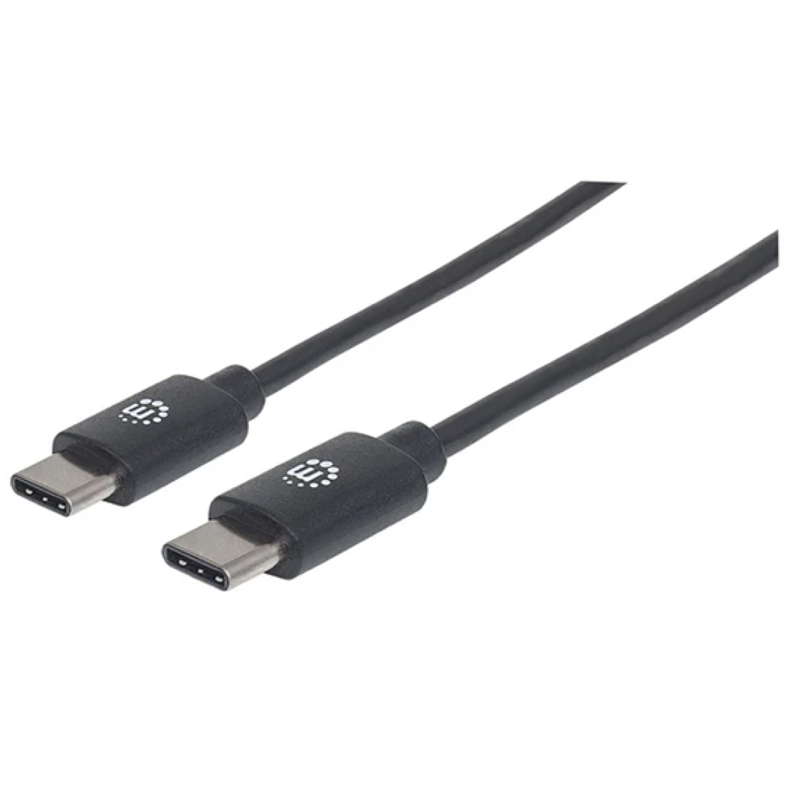 REG-TC-0279 Cable Manhattan 306089, USB 2.0 Tipo-A macho a Tipo-A macho, 1.8 m, negro - Image 1