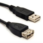 Cable Brobotix 102310, USB 2.0 Tipo-A macho a Tipo-A macho, negro