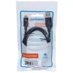 Cable Manhattan 353373, USB 3.1 Tipo-C macho a Tipo-C macho, 2 m, negro