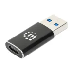 Adaptador Manhattan 153980, USB-C macho a USB-A hembra