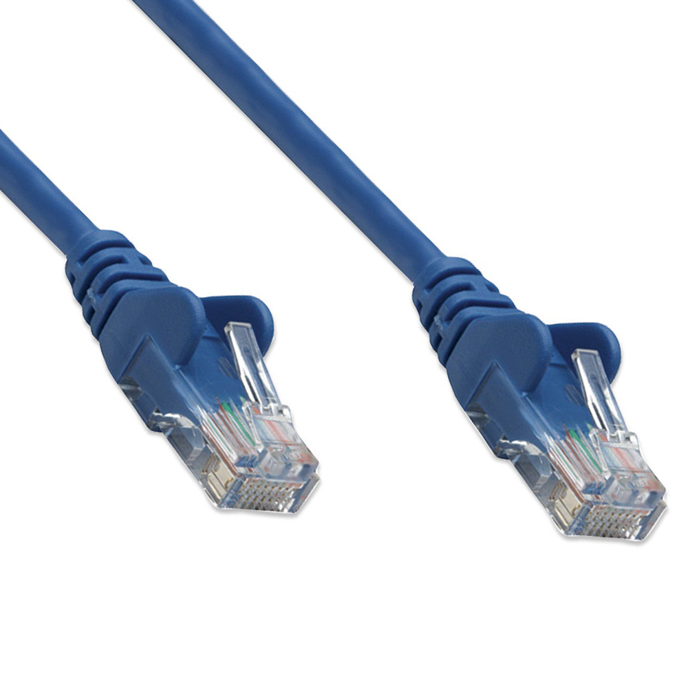 REG-TC-0358 Cable Patch Intellinet 318983, Categoría 5e UTP, RJ45 macho a RJ45 macho, 2 m, azul - Image 1