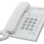 Teléfono Alámbrico Panasonic KX-TS550MEW, 1 línea, blanco
