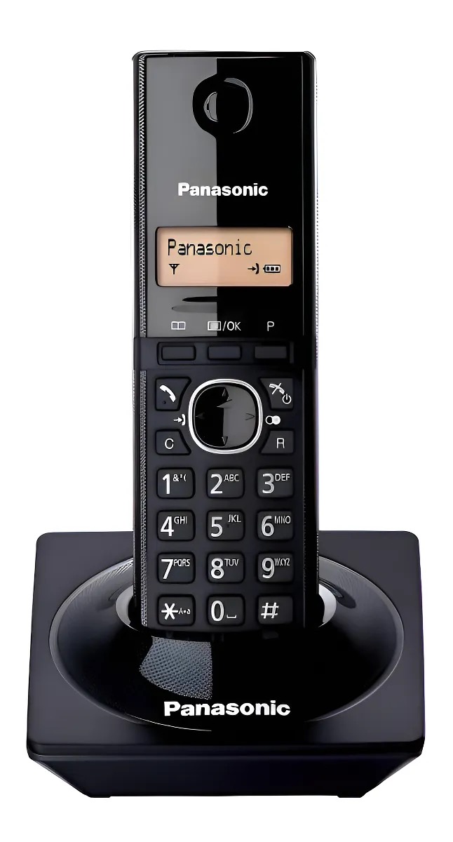 REG-TC-0390 Teléfono Inalámbrico Panasonic KX-TG1711MEB, 1 línea, negro - Image 1