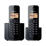 Teléfono Inalámbrico Panasonic KX-TGB112MEB, 2 auriculares, negro